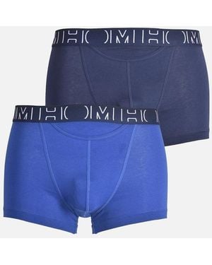 Hom Boxerlines 2-Pack Ho1 Boxer Trunks - Blue