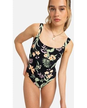 Roxy Beach Classics One Piece Swimsuit - Black