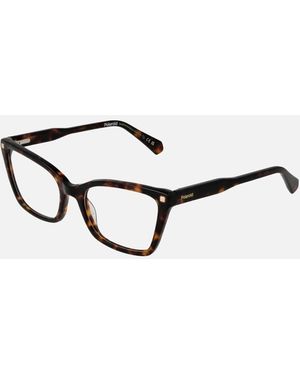 Polaroid Full-Rim Cat Eye Eco Acetate Glasses - Brown