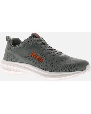 Lonsdale London Trainers Santon Lace Up Uk Size - Grey