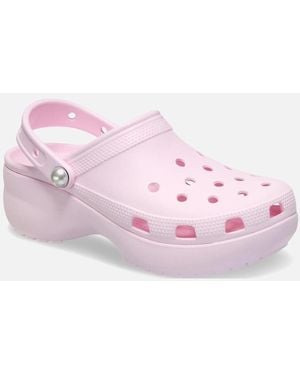 Crocs™ Classic Platform Clogs - Pink