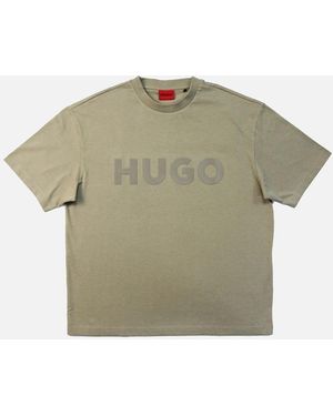BOSS Dinkee Oversized Cotton T-Shirt, Medium - Green