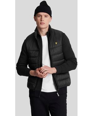 Lyle & Scott Wadded Gilet - Black