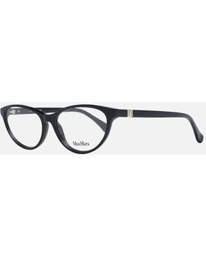 Max Mara Plastic Cat Eye Demo Glasses With Branded Case. Frames - Black