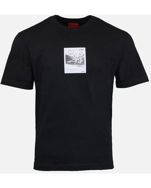 BOSS Darthy Cotton T-Shirt - Black