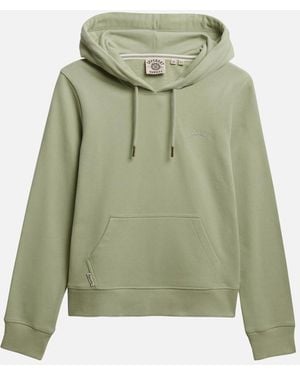 Superdry Essential Logo Hoodie - Green