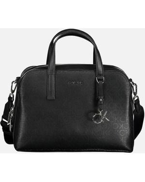 Calvin Klein Recycled Polyester Bag With Multiple Pockets - Black