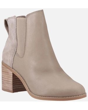 TOMS Evelyn Leather Natural Boots