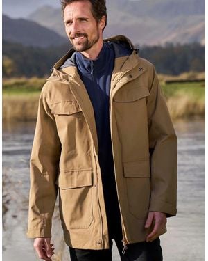 Mountain Warehouse Rushes Waterproof Jacket - Brown