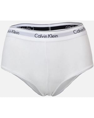 Calvin Klein Cotton Blend Modal Underwear - White