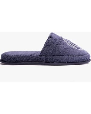 GANT Crest Mule Slippers Marine - Blue