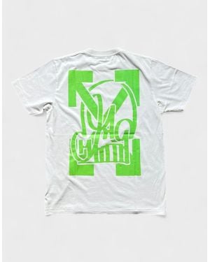 Off-White c/o Virgil Abloh Off Katsu Tv S/S T-Shirt Fluo - Green
