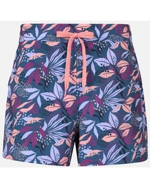 Mountain Warehouse Ladies Stretch Patterned Boardshorts - Blue