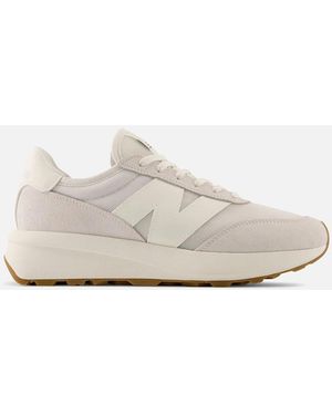 New Balance 370 Trainer Sea Salt/Reflection - White
