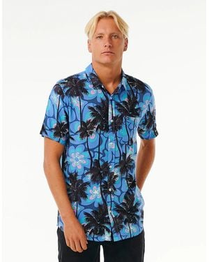 Rip Curl Rip Curl Barrel Killa Short Sleeve Shirt - Blue