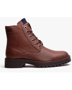 Jack & Jones Jfwbernie Boots Cognac - Brown