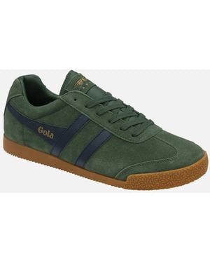 Gola Harrier Suede Trainers - Green