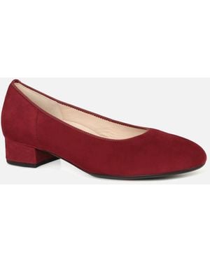 Gabor Betty Court Shoes - Red