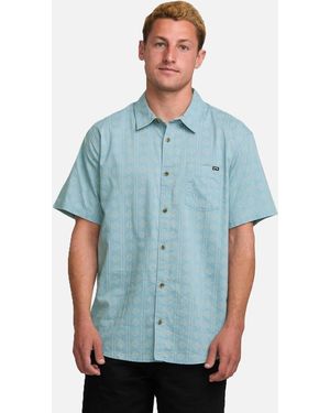 Billabong Sundays Mini Short Sleeve Shirt - Blue