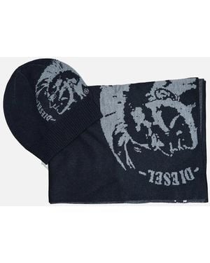 DIESEL R-Dubfits-Kit E4084 Scarf - Blue