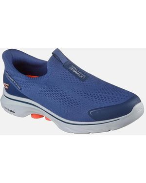 Skechers Go Walk Skechers Go Walk 7 Easy On Evolution Trainers - Blue
