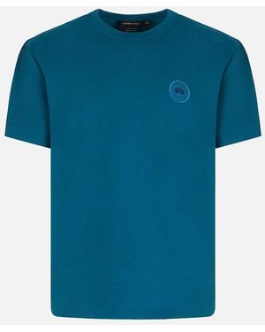 Canada Goose Gladstone Embroidered Disc T-Shirt - Blue