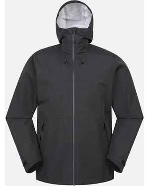Mountain Warehouse Hill Packable Waterproof Jacket - Black