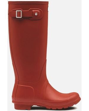 HUNTER Original Tall Wellingtons - Red