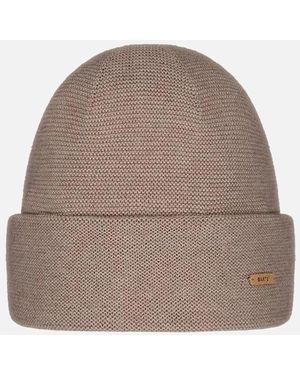 Barts Blitzee Cuffed Knitted Beanie Hat - Natural
