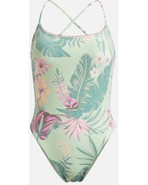 Roxy Into The Sun One Piece Swimsuit - Green