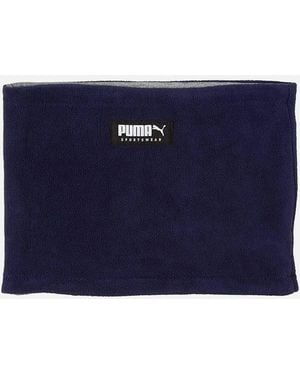 PUMA Fleece Reversible Neck Warmer - Blue