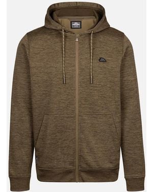 Trespass Fewston Full Zip Hoodie - Green
