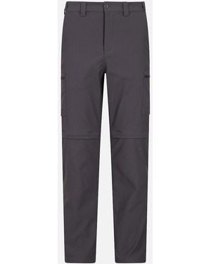 Mountain Warehouse Trek Stretch Convertible Trousers - Blue