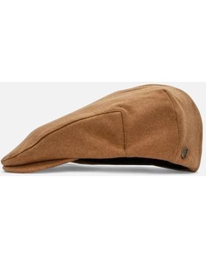 Brixton Hooligan Flat Cap - Brown