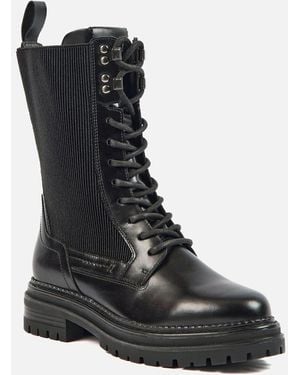 Pod Polly Calf Boots - Black