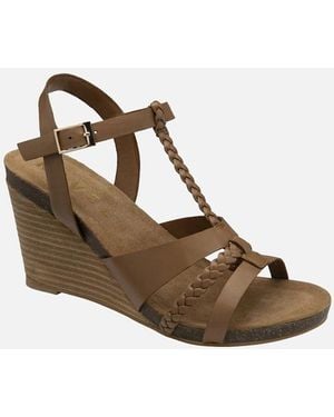 Ravel Ardo Wedge Sandals - Metallic