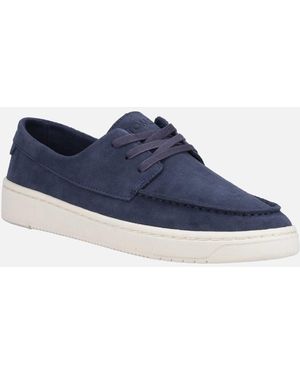 TOMS Trvl Lite London 100% Cow Lace-Up Shoes - Blue