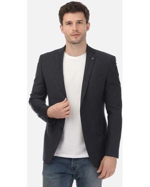 Ted Baker Forbyjs Puppytooth Suit Jacket - Blue