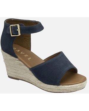 Ravel Belby Wedge Sandals - Blue