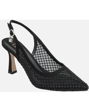 Lotus Phoenix Slingback Court Shoes - Black