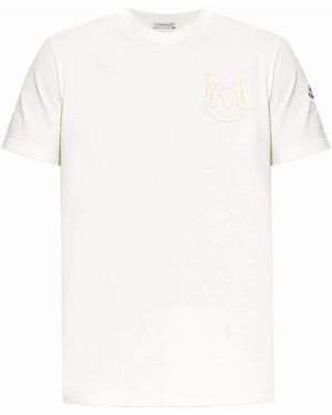 Moncler Monogram Logo T-Shirt - White