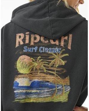 Rip Curl Rip Curl High Tide Scenic Relaxed Fit Full Zip Jacket - Grey