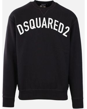 DSquared² Dsquared Logo Crewneck Sweatshirt - Black