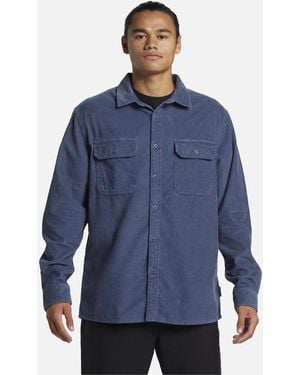 Quiksilver Venture Corduroy Shaket - Blue