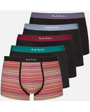 Paul Smith 5-Pack Signature Stripe Mix Boxer Trunks, /Multi - Multicolour