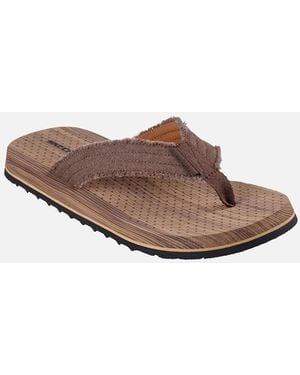 Skechers Tantric Fritz 205098-Brn Slip On Shoe - White