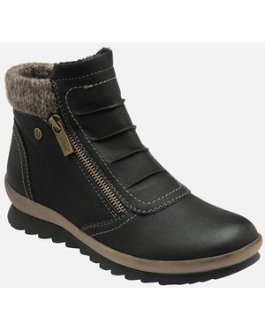 Lotus Ryder Ankle Boots - Black
