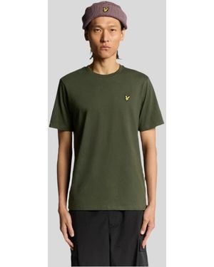 Lyle & Scott Cotton Crew Neck T-Shirt - Green