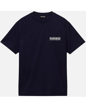 Napapijri Vignoni Back T-Shirt Marine - Blue