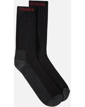 Dickies Industrial Socks (Pack Of 2) - Black
